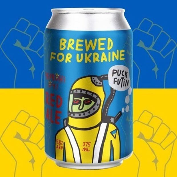 Puck Futin, la cerveza que ayuda a víctimas de la guerra en Ucrania
