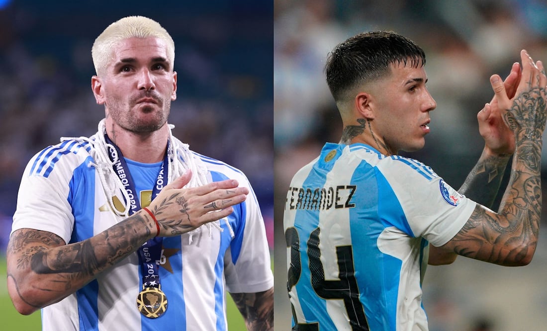 Rodrigo De Paul y Enzo Fernández durante la final de la Copa América - Foto: Imago7