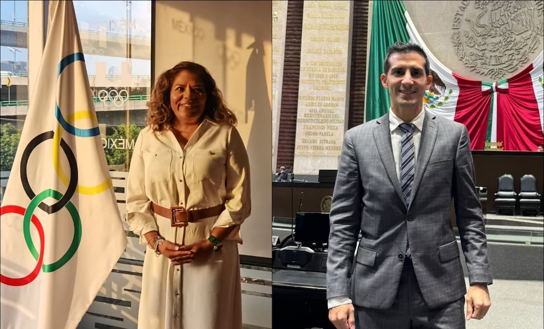 María José Alcalá llamó a Rommel Pacheco como “inteligente y preparado” tras su incorporación a Conade / FOTOS: @Rommel_Pacheco y Leobardo Vázquez - EL UNIVERSAL