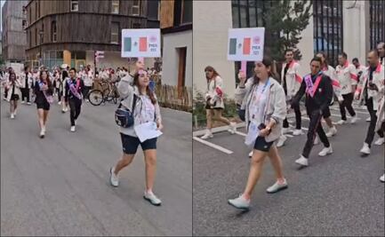 La delegación mexicana sale de la Villa Olímpica rumbo a la ceremonia de apertura de los JO