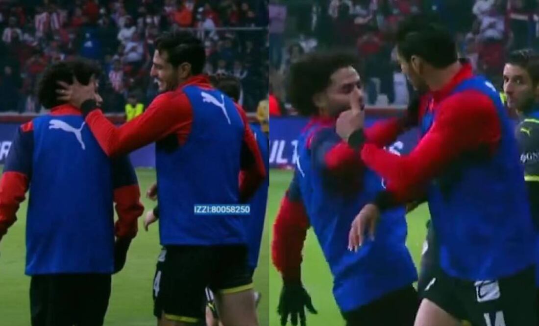 En el Cl. 2022, el Pollo Briseño y Chino Huerta estuvieron cerca de llegar a los golpes. Foto: Especial