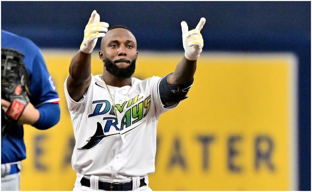 Randy Arozarena en un partido con Rays de Tampa / FOTO: AFP
