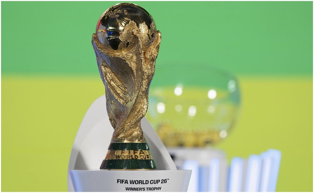 Así luce el trofeo de campeón para el próximo ganador del Mundial 2026 Foto: AP