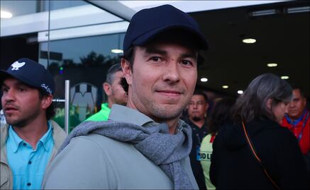 Checo Pérez acude al Estadio BBVA para apoyar al América en la final contra Monterrey