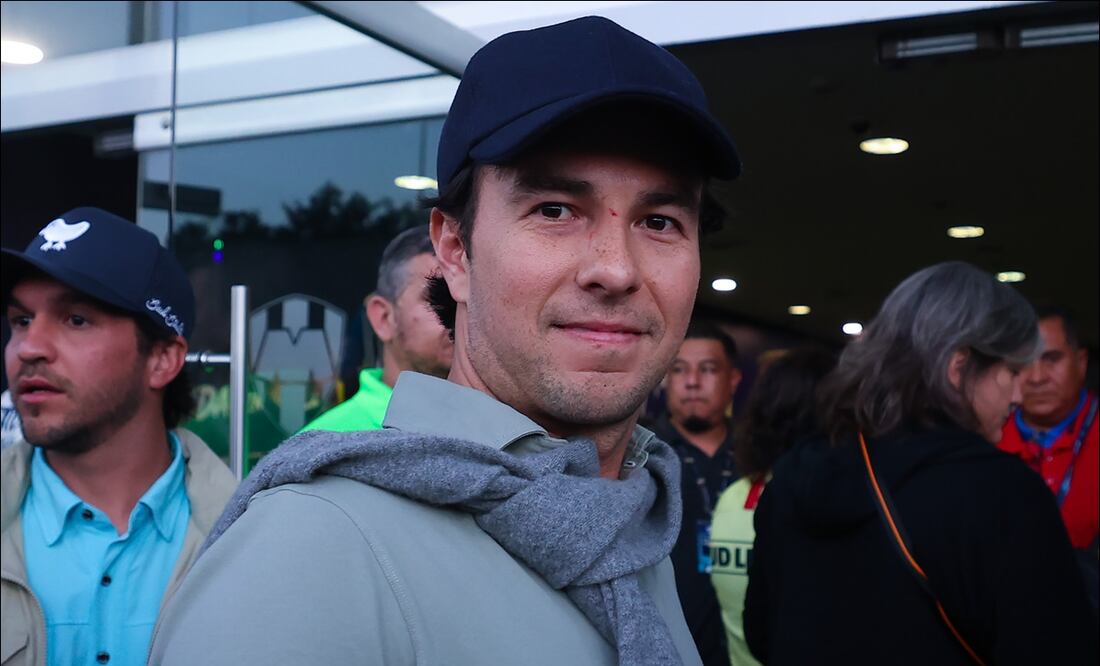 Checo Pérez asistió al Estadio BBVA para alentar al América en la final ante Monterrey / FOTO: Imago7