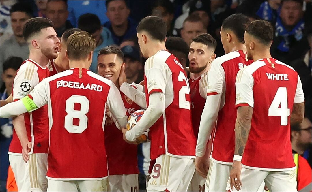 En una definición de locura desde los penales, Arsenal derrotó al Porto y accedió a los cuartos de la Champions League / FOTO: EFE