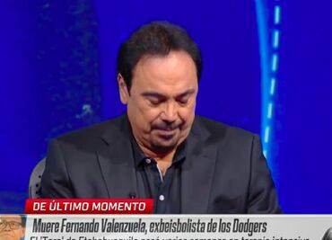 Hugo Sánchez lloró en pleno programa al recordar a Fernando Valenzuela