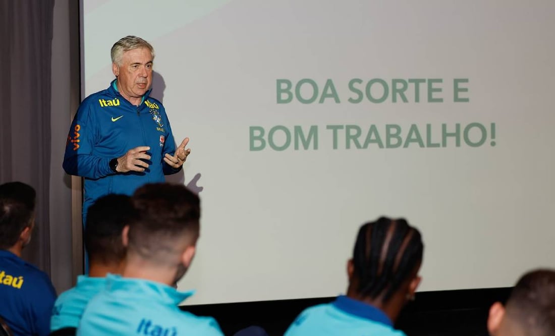 Carlo Ancelotti integró a una persona de confianza a su equipo en la Selección de Brasil. Foto: Especial