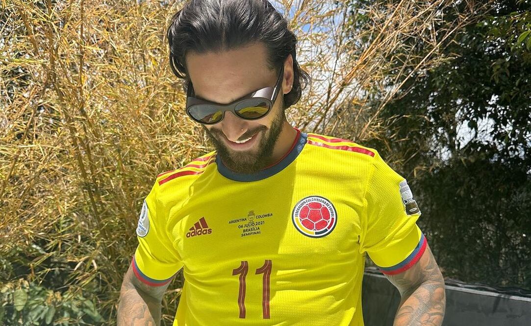 Maluma con la playera de Colombia  / FOTO: Instagram @maluma