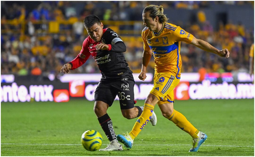 Atlas y Tigres durante la Jornada 8 del Clausura 2024 - Foto: Imago7