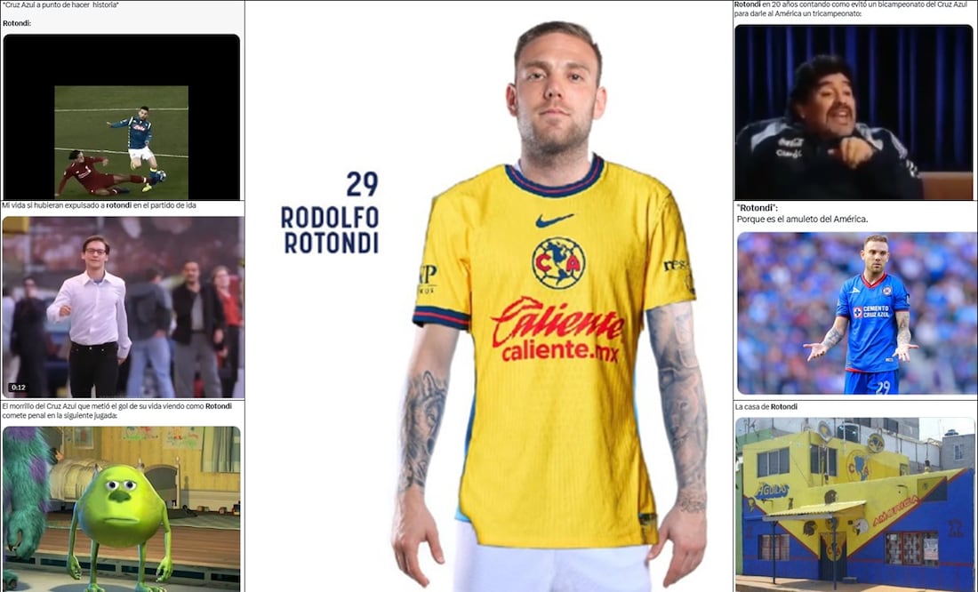 Carlos Rotondi fue el protagonista de los MEMES tras la eliminación de Cruz Azul ante América. FOTOS: Especiales