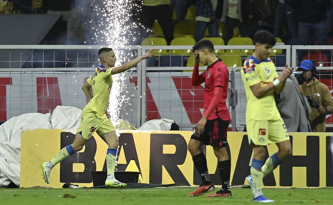 América le pasó por encima al Xolos en el Estadio Azteca. Foto: Imago7