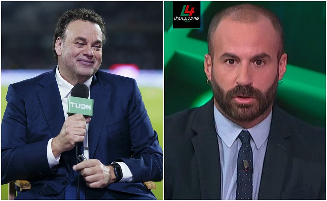 David Faitelson y Marc Crosas en TUDN / FOTOS: Imago7 y Captura