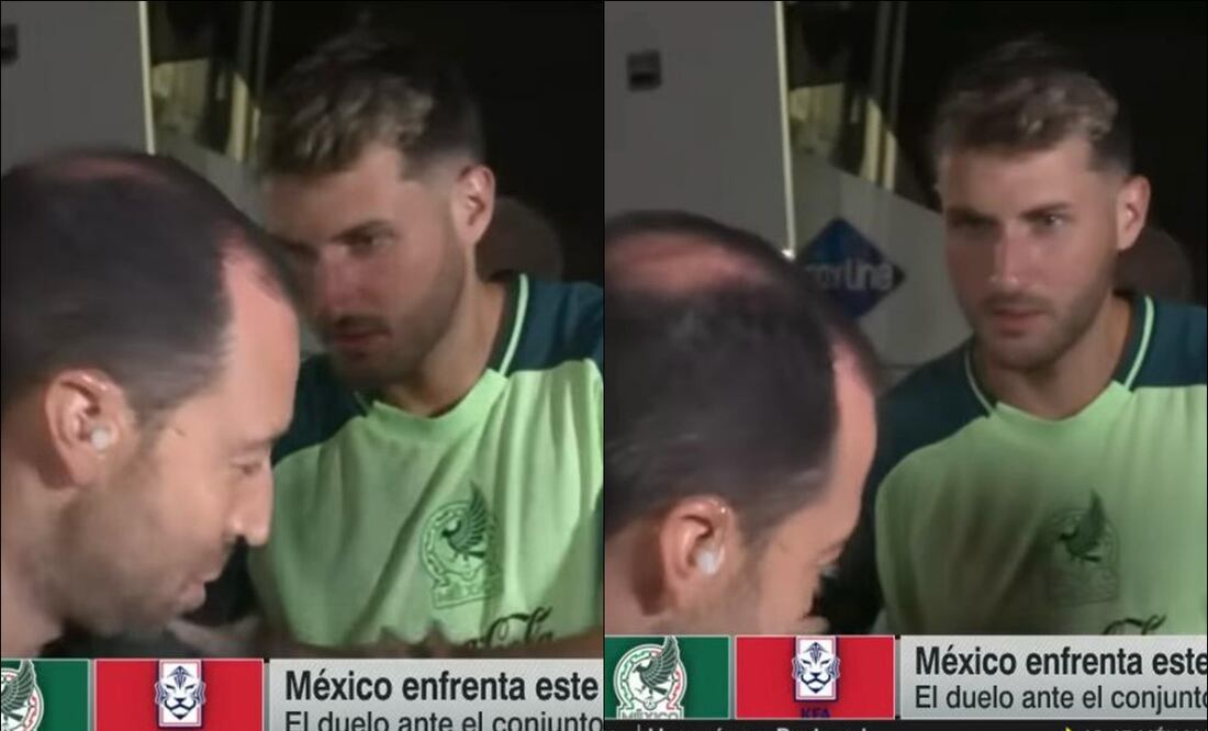 Santiago Giménez estelarizó chusco momento al confundir a reportero con seguidor de la Selección Mexicana / FOTOS: Capturas de Pantalla
