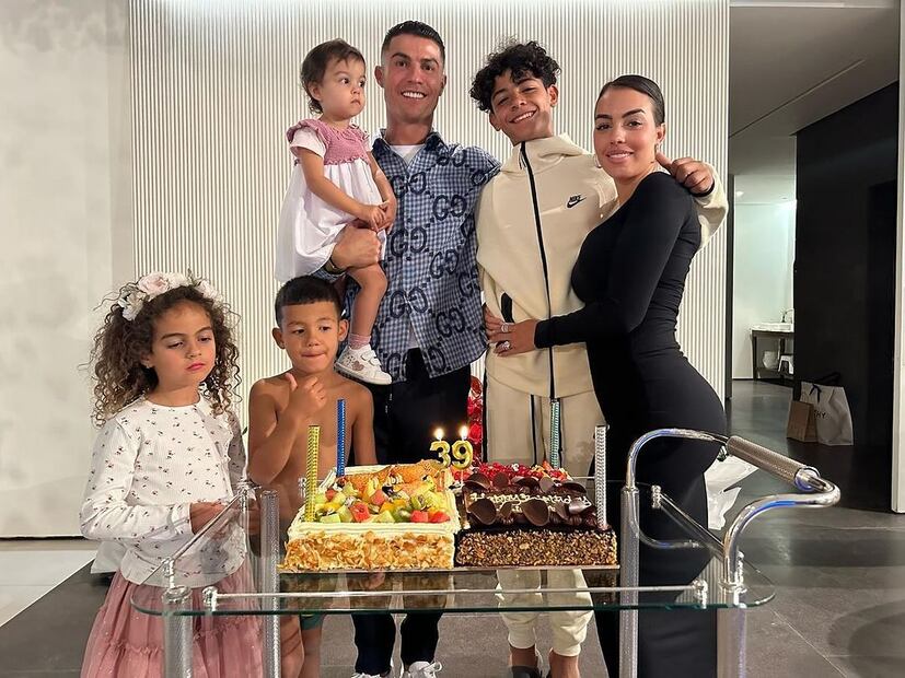 Cristiano Ronaldo celebró su 39 cumpleaños rodeado de amor y familia. Fuente: Instagram @cristiano
