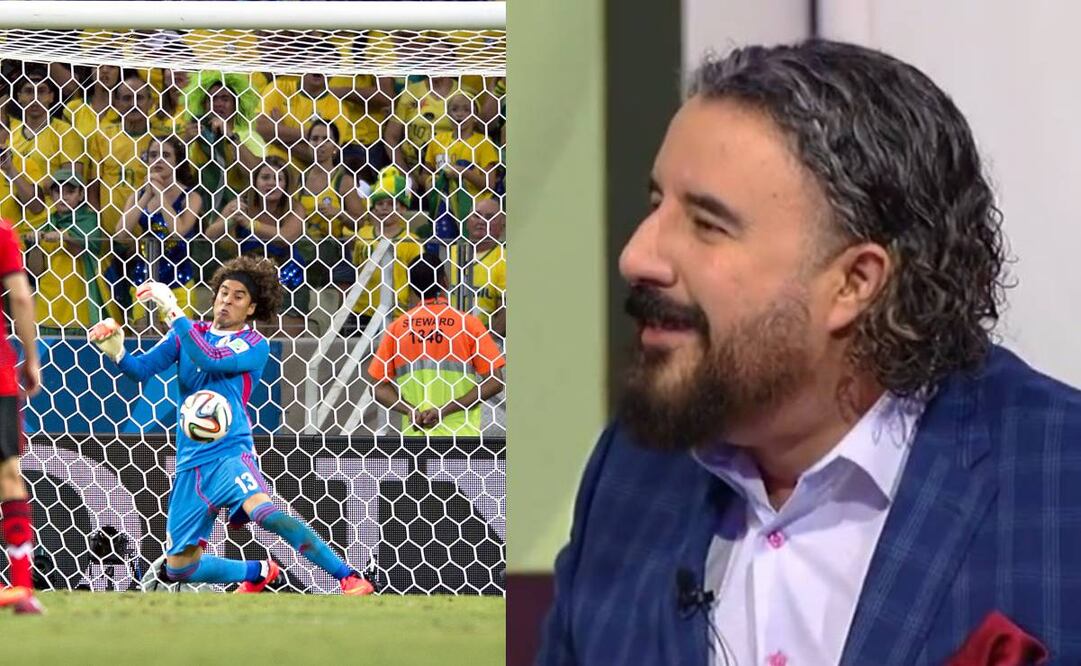 Álvaro Morales aseguró que Memo Ochoa sigue viviendo del atajadón a Neymar en Brasil 2014. Foto: Especial