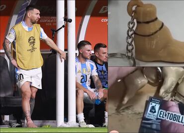 ¡Se venden como pan caliente! Comerciantes ponen a la venta llaveros del tobillo hinchado de Messi