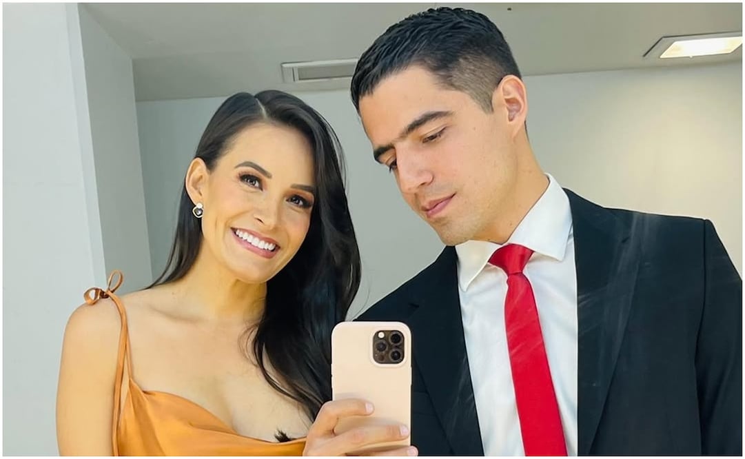 Georgina Holguín junto a Andrés Vaca Foto: @georginahol