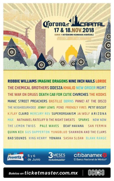 Los 10 carteles de los 10 años del Corona Capital 