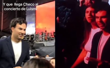 Captan a Checo Pérez en un concierto de Luis Miguel