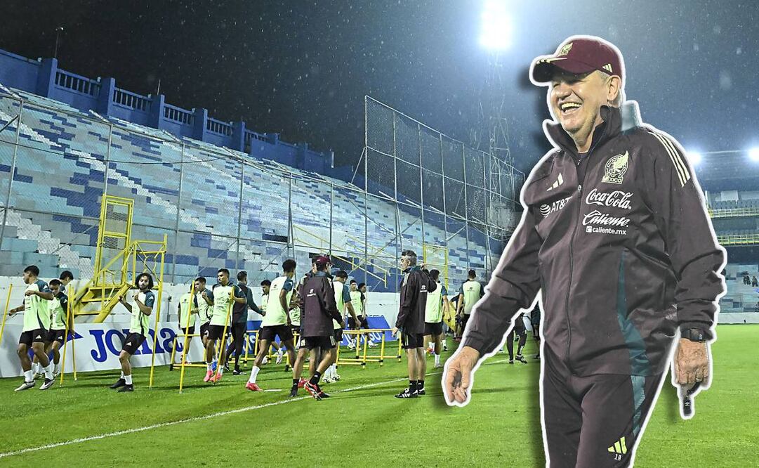 Así saltaría al terreno de juego la Selección Mexicana de Javier Aguirre para enfrentar a Honduras. FOTOS: Imago7