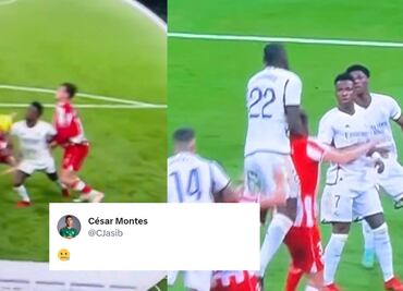 Escándalo en el Real Madrid ante Almería y César Montes se quejó en redes sociales