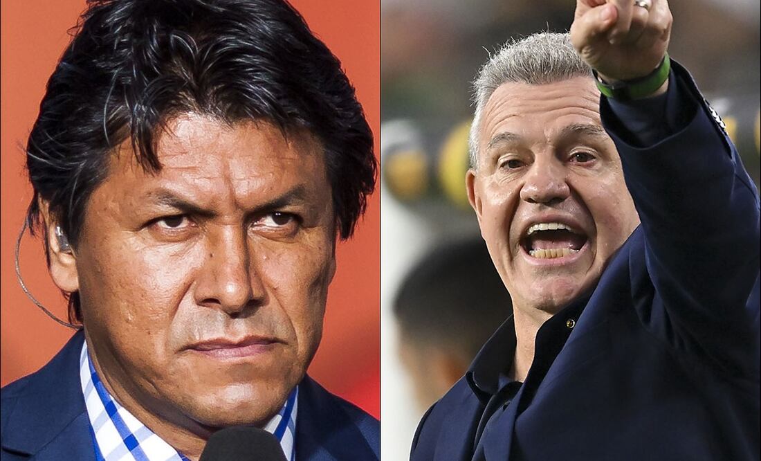 Claudio Suárez y Javier Aguirre. FOTOS : Imago7