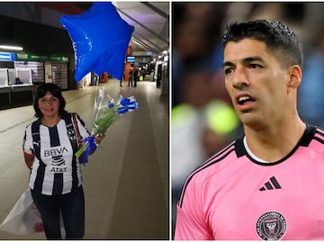 Luis Suárez llama 'hija de p...' a aficionada de Rayados en recibimiento a Messi
