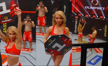 ¡Increíble!... Peleador iraní de MMA ataca a edecán y lo suspenden de por vida