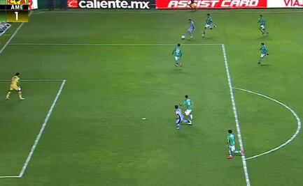 ¿Estaba en fuera de lugar? Henry Martín marcó el empate del América ante León con polémica jugada