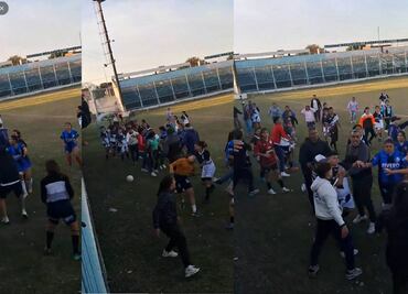 Partido de futbol femenil en Argentina terminó en batalla campal y se hizo viral