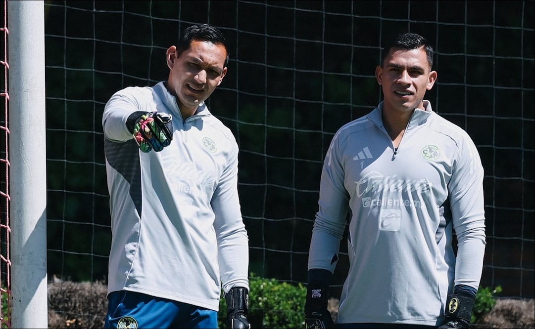 Rodolfo Cota y Luis Ángel Malagón. FOTO: Club América