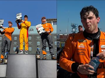 Pato O'Ward roza la victoria en Thermal Club, pero Alex Palou se impone en IndyCar