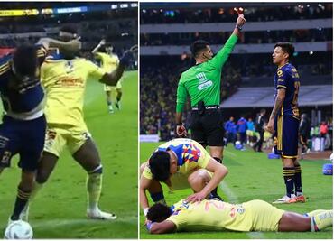 Raymundo Fulgencio es expulsado por darle un manotazo a Julián Quiñones