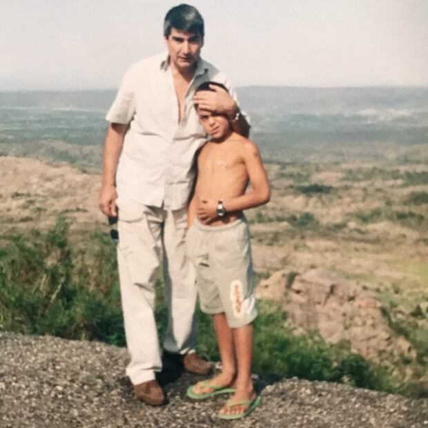 Paulo Dybala junto a su padre. Fuente: Instagram @paulodybala