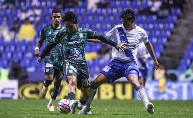 León deja escapar la victoria ante Puebla y termina con diez jugadores en la Jornada 11. 