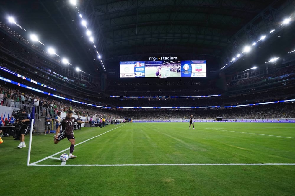 Orbelin Pineda, durante un partido de la Copa América 2024 en el NRG Stadium. | Foto: Imago7
