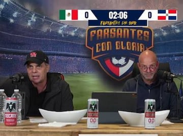 Christian Martinoli y Luis García narraron de esta manera el partido de México en la Copa Oro