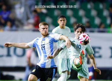 México volvió a perder contra Argentina; cayó en amistoso sub 23