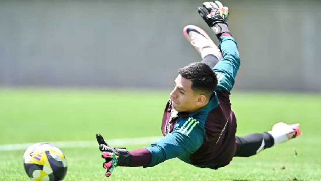 Luis Malagón se alista para el debut de México en la Copa Oro este sábado contra República Dominicana. Foto: Imago7