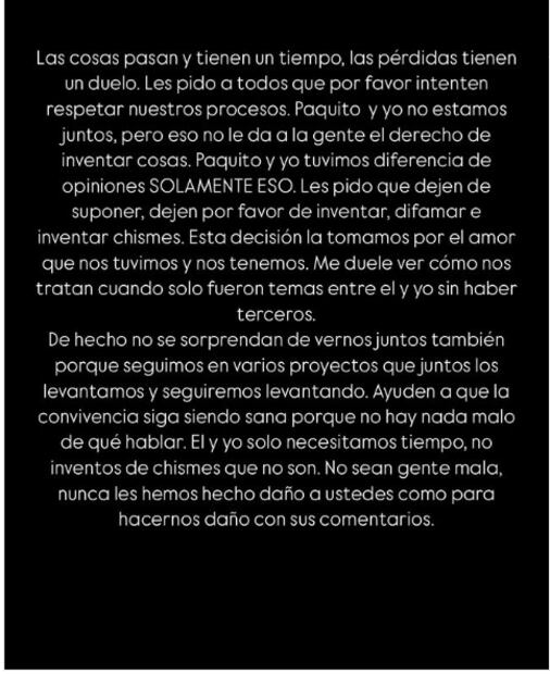 Mafershof aclaró rumores sobre el motivo de su separación con Paquideus. Foto: Especial