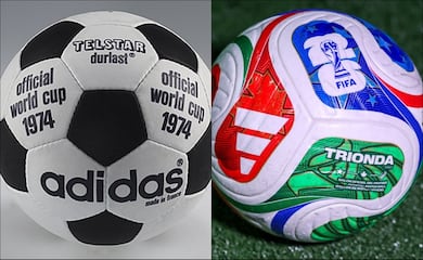 Estos son todos los balones utilizados en la historia de los Mundiales