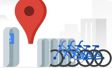Ya puedes usar Google Maps para ubicar estaciones de bicicletas compartidas