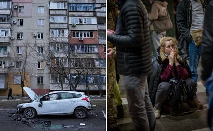 10 tristes y trágicas fotos del primer ataque de Rusia a Ucrania