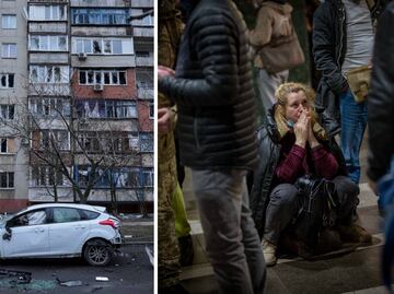10 tristes y trágicas fotos del primer ataque de Rusia a Ucrania