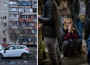 10 tristes y trágicas fotos del primer ataque de Rusia a Ucrania