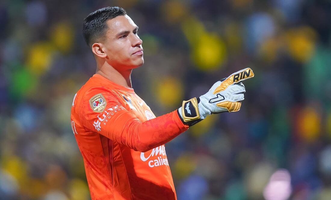 Luis Ángel Malagón en festejo de gol, durante la Jornada 3 del Clausura 2025 entre América y Santos Laguna - Foto: Imago7