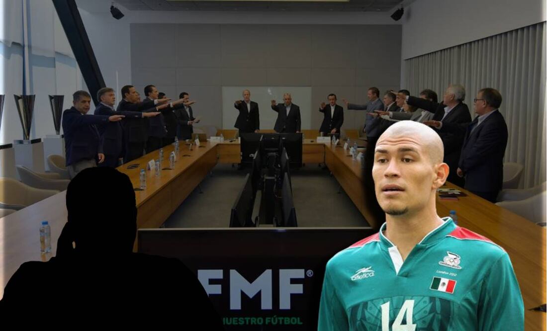 Jorge Enriquez campeón olímpico y fondo con consejo de FMF / FOTO: Interna El Universal y Especial