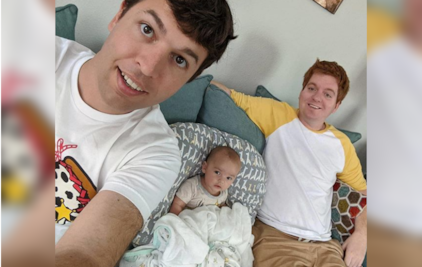 En medio del coronavirus una pareja logra adoptar a un bebé por videollamada