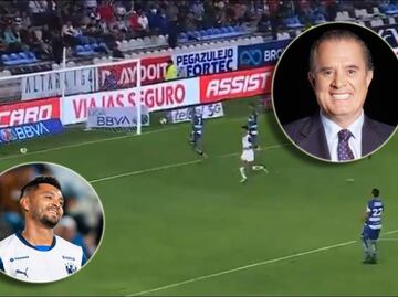 ¡Epic fail! Raúl Orvañanos canta 'gol fantasma' de 'Tecatito' Corona en el Pachuca vs Rayados